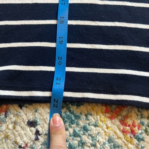 AUTHENTIC TALBOTS TEE- STRIPE womens size SP - Picture 3 of 6